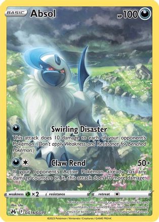 Absol GG16/70 - Holofoil