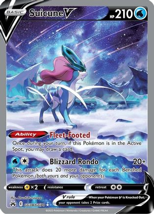 Suicune V GG38/70 - Holofoil