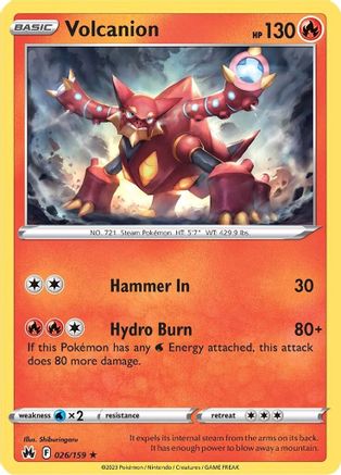 Volcanion 26/159 - Holofoil