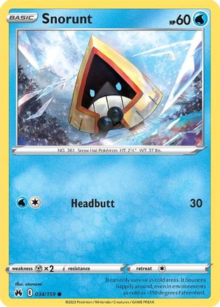 Snorunt 34/159 -