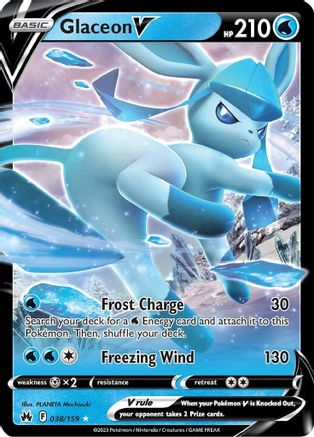 Glaceon V 38/159 - Holofoil