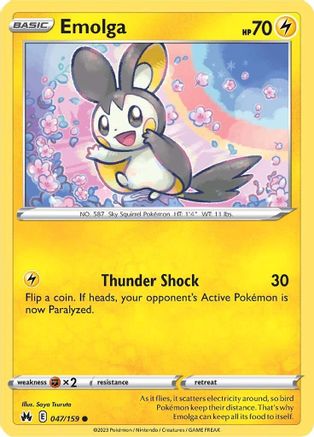 Emolga 47/159 - Reverse Holofoil