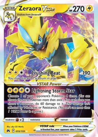 Zeraora VSTAR 55/159 - Holofoil