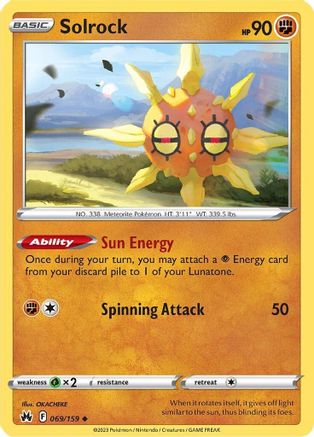 Solrock 69/159 - Reverse Holofoil