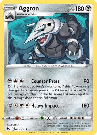 Aggron 89/159 - Holofoil