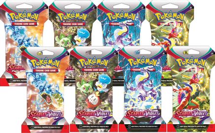 Scarlet & Violet Sleeved Booster Pack Bundle [Set of 8] -