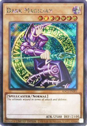 Dark Magician (Adidas Exclusive) (ADC1-EN001) - Miscellaneous Promotional Cards Limited