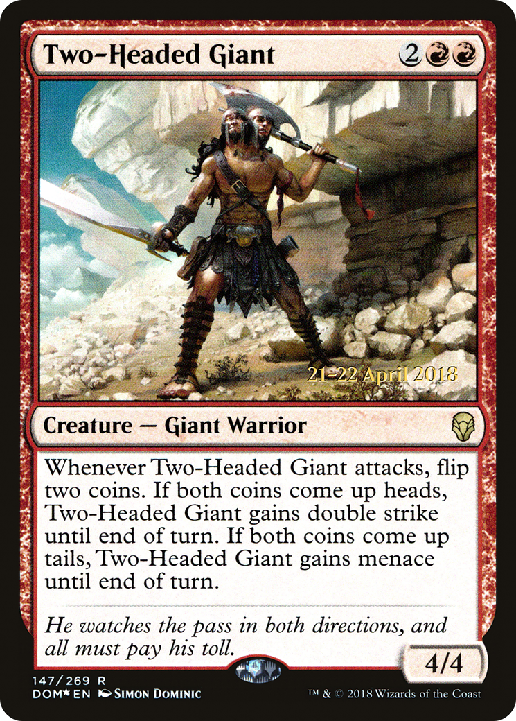 Two-Headed Giant (PRE-147S) -  Foil