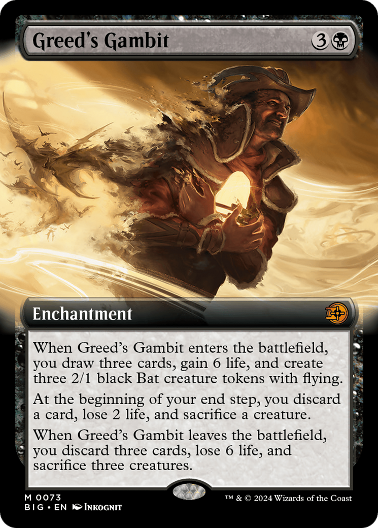 Greed's Gambit (BIG-073) - : (Extended Art) Foil