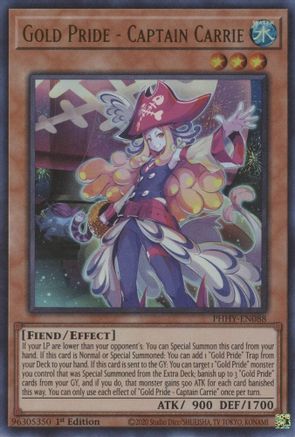 Gold Pride - Captain Carrie (PHHY-EN088) - Photon Hypernova 1st Edition