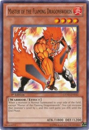 Master of the Flaming Dragonswords (GENF-EN032) - Generation Force 1st Edition