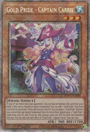 Gold Pride - Captain Carrie (Starlight Rare) (PHHY-EN088) - Photon Hypernova 1st Edition