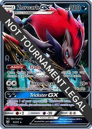 Zoroark GX - 2018 (Robin Schulz) 53 -