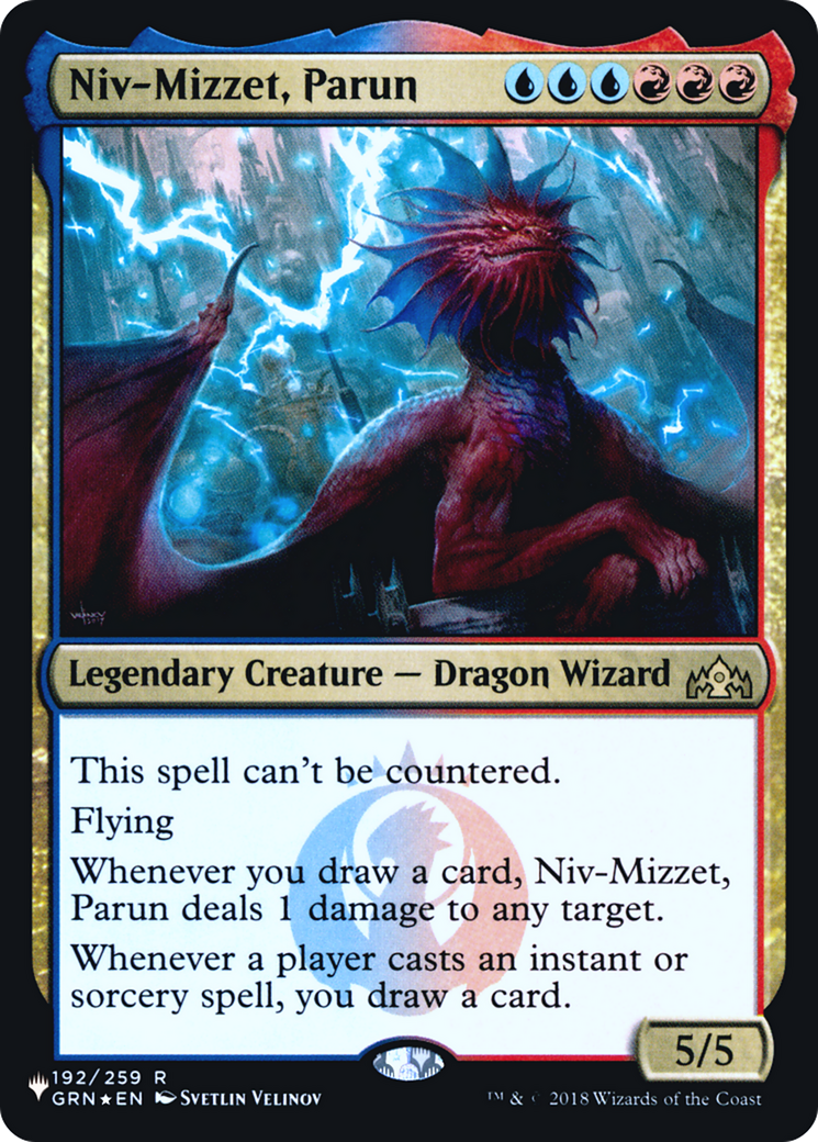 Niv-Mizzet, Parun (LIST-GRN-192) -  Foil