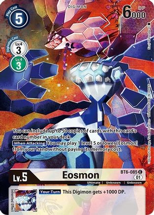 Eosmon (Alternate Art) (BT6-085) - Dimensional Phase Foil