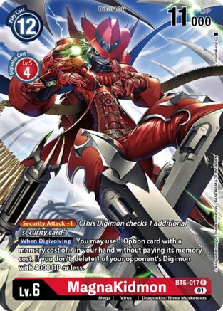 MagnaKidmon (Digimon Card Game Deck Box Set) (BT6-017) - Double Diamond Foil