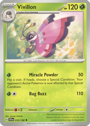 Vivillon 10 - Reverse Holofoil