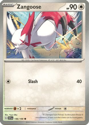 Zangoose - 146/198 146 - Reverse Holofoil