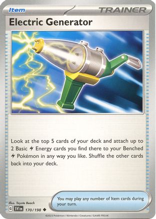 Electric Generator 170 - Reverse Holofoil