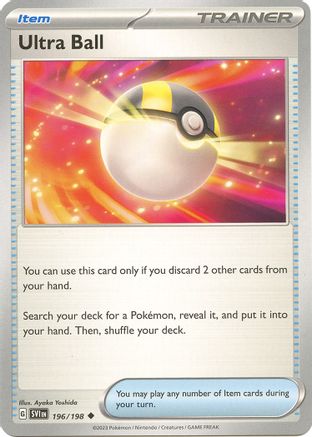 Ultra Ball 196 - Reverse Holofoil