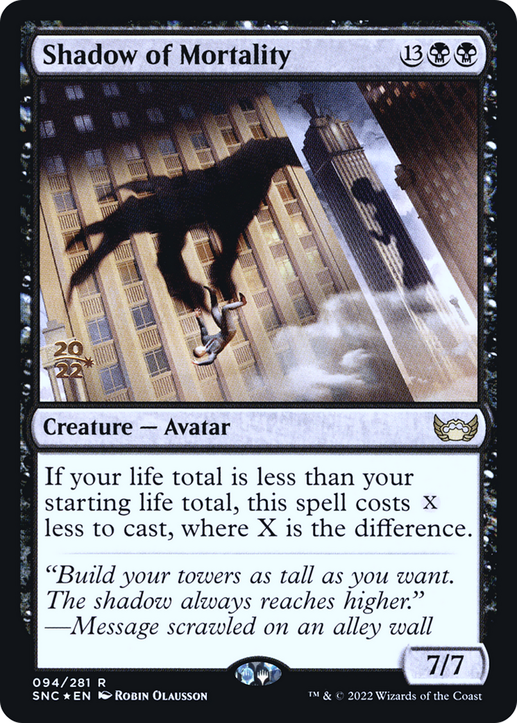 Shadow of Mortality (PRE-94S) -  Foil