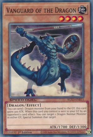 Vanguard of the Dragon (SGX3-ENB11) - Speed Duel GX: Duelists of Shadows 1st Edition