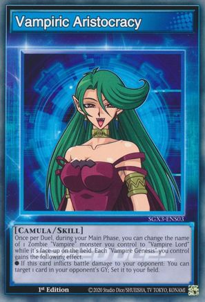 Vampiric Aristocracy (SGX3-ENS03) - Speed Duel GX: Duelists of Shadows 1st Edition