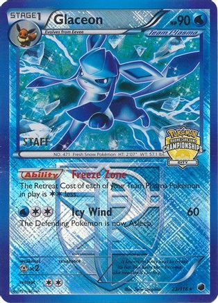 Glaceon - 23/116 (City Championships) [Staff] 23 - Holofoil