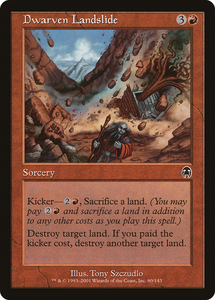 Dwarven Landslide (APC-060) -  Foil