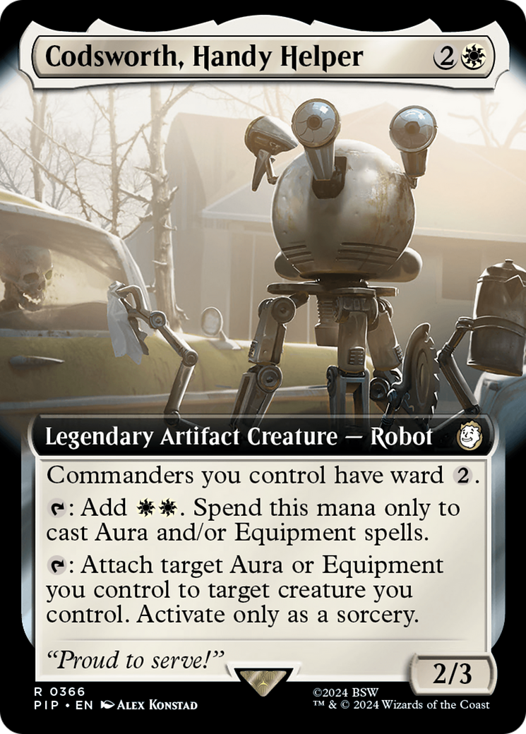 Codsworth, Handy Helper (PIP-366) - : (Extended Art) Foil