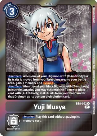 Yuji Musya (Event Pack 4) (BT8-092) - New Awakening Foil