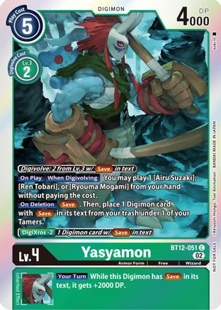 Yasyamon (Box Topper) (BT12-051) - Across Time Foil