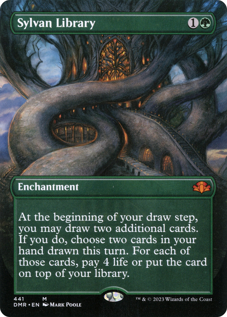 Sylvan Library (DMR-441) -  (Borderless) Foil