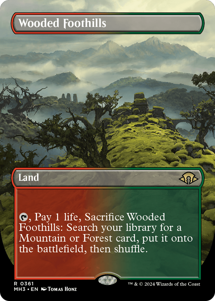 Wooded Foothills (MH3-361) -  (Borderless)