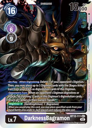 DarknessBagramon (BT12-111) - Across Time Foil