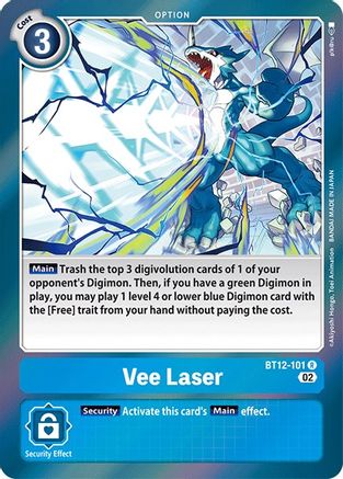 Vee Laser (BT12-101) - Across Time Foil