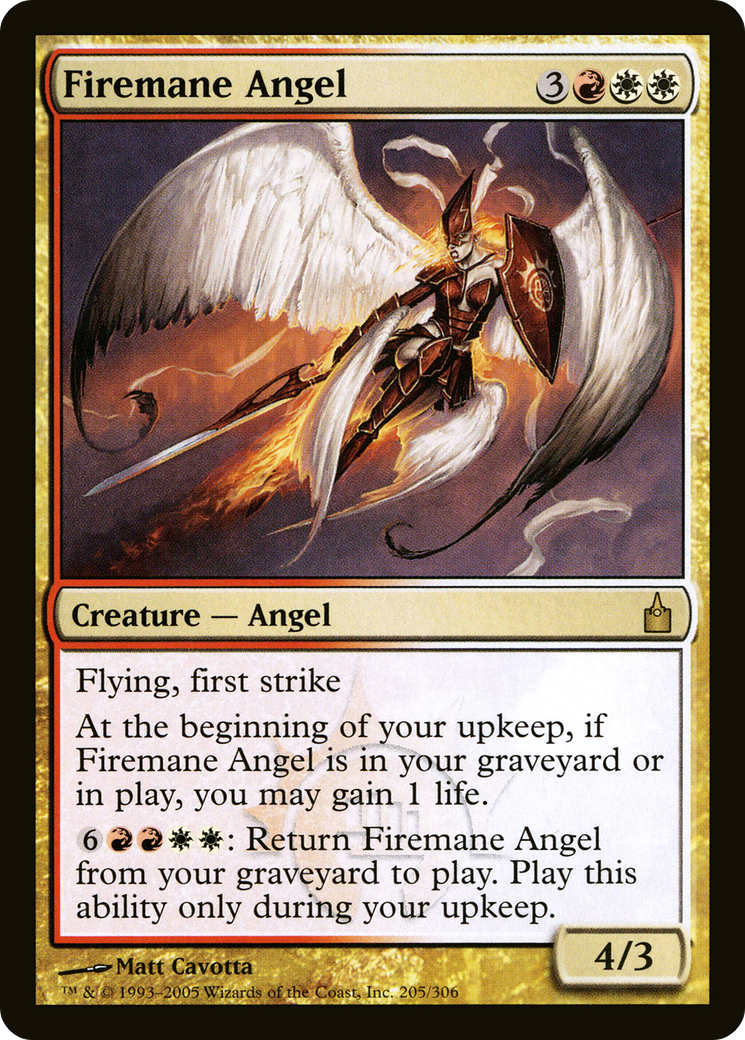 Firemane Angel (RAV-205) -  Foil