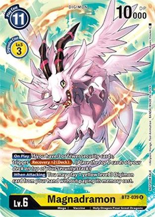 Magnadramon (Across Time Pre-Release) (BT2-039) - Release Special Booster 1.0 Foil