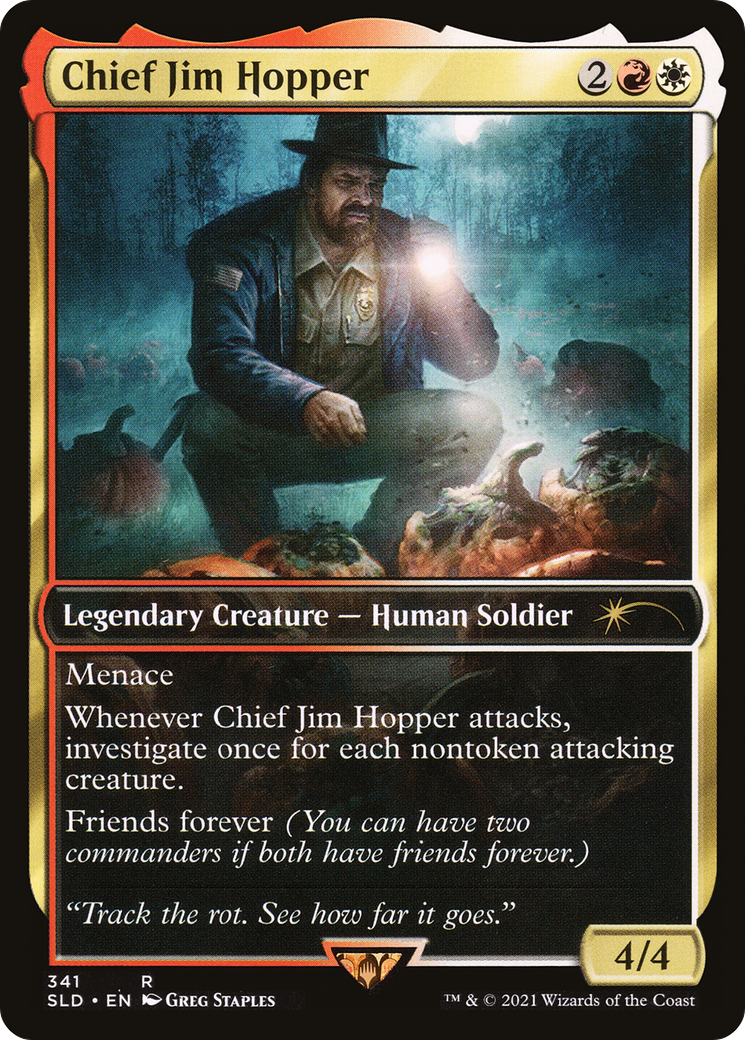 Sophina, Spearsage Deserter (SLD-341) -  / Chief Jim Hopper Foil