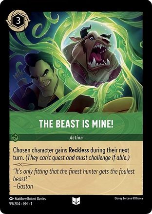 The Beast is Mine! (99/204) - The First Chapter Cold Foil