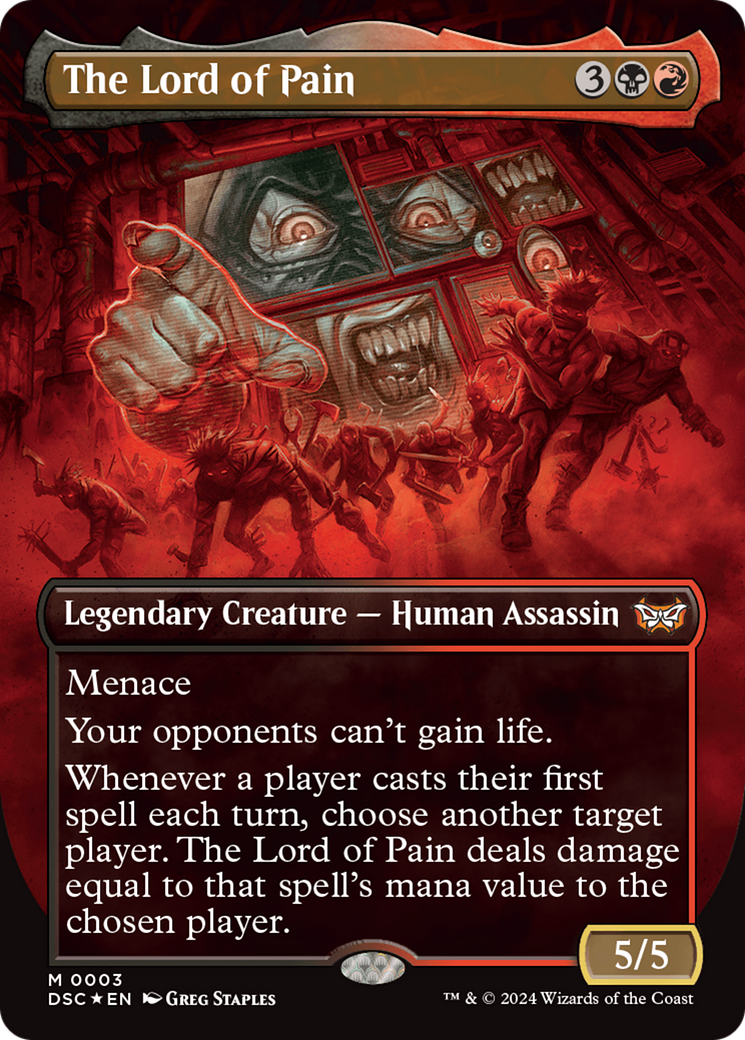 The Lord of Pain (DSC-003) -  (Borderless) Foil