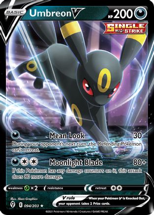 Umbreon V - 094/203 (Non-Holo) 94 -