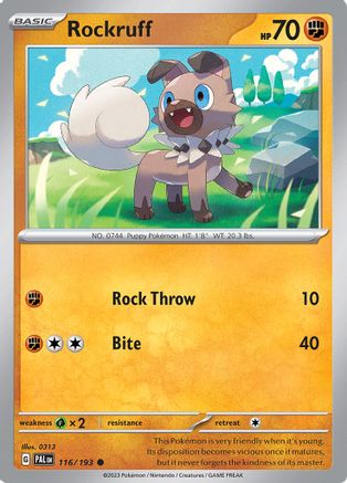 Rockruff 116 - Reverse Holofoil