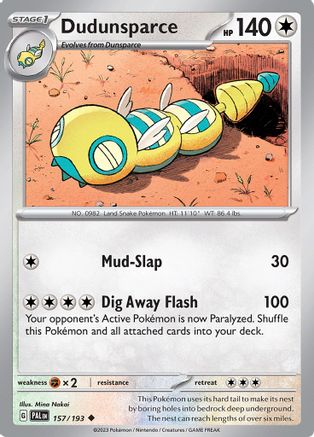 Dudunsparce 157 -