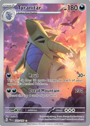 Tyranitar - 222/193 222 - Holofoil