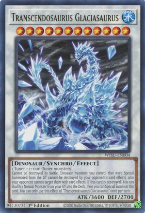 Transcendosaurus Glaciasaurus (WISU-EN004) - Wild Survivors 1st Edition