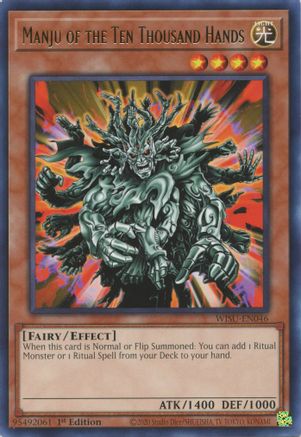 Manju of the Ten Thousand Hands (WISU-EN046) - Wild Survivors 1st Edition