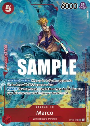 Marco (Alternate Art) (OP03-013) - Pillars of Strength Foil