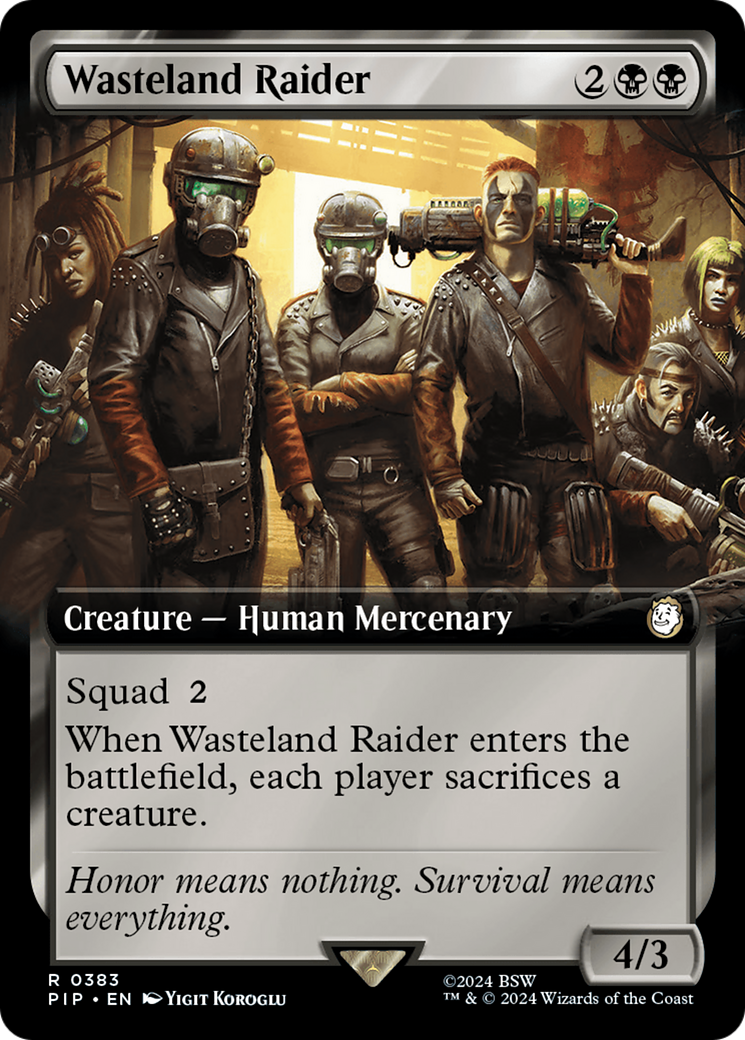 Wasteland Raider (PIP-383) - : (Extended Art)