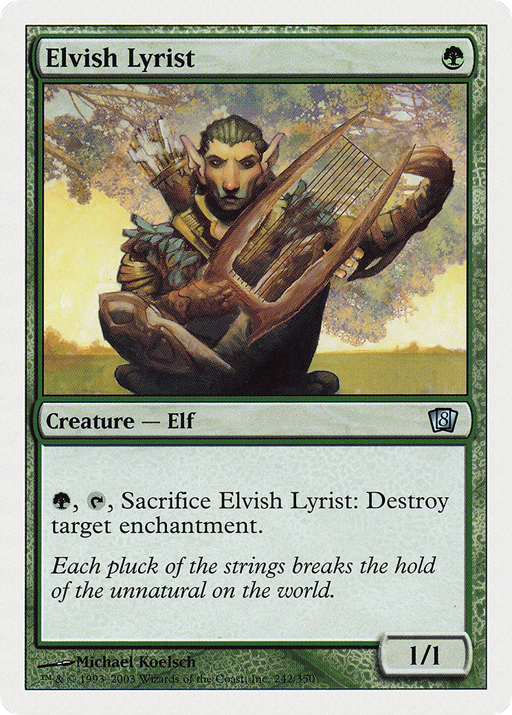 Elvish Lyrist (8ED-242) -